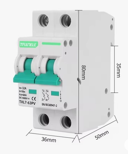 1000v l7 mcb - dc,